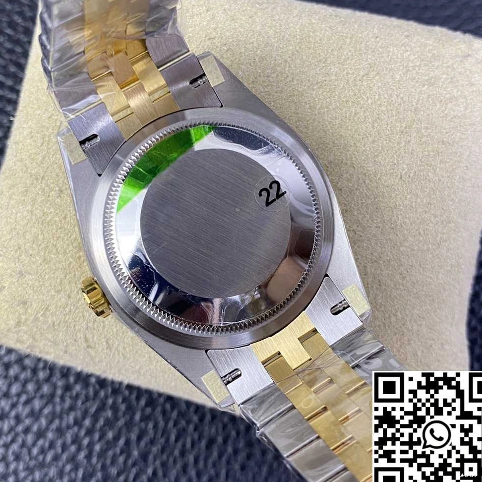 Hourmarker 36MM Diamond Silver Tone Dial Factory M126233 Rolex Datejust Two VS Motif 0426